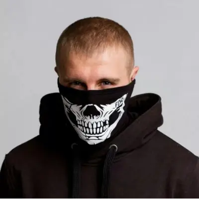 Баф Pancer Protection с принтом Череп