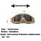 Маска баллистическая Revision Desert Locust Goggles песочная