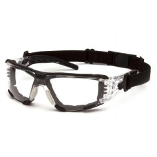 Очки защитные с уплотнителем Pyramex Fyxate (clear) H2MAX Anti-Fog, прозрачные