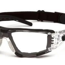 Очки защитные с уплотнителем Pyramex Fyxate (clear) H2MAX Anti-Fog, прозрачные