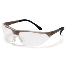 Очки защитные открытые Pyramex Rendezvous Crystal Gray (clear) Anti-Fog, прозрачные в серой полупрозрачной оправе