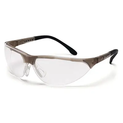 Очки защитные открытые Pyramex Rendezvous Crystal Gray (clear) Anti-Fog, прозрачные в серой полупрозрачной оправе