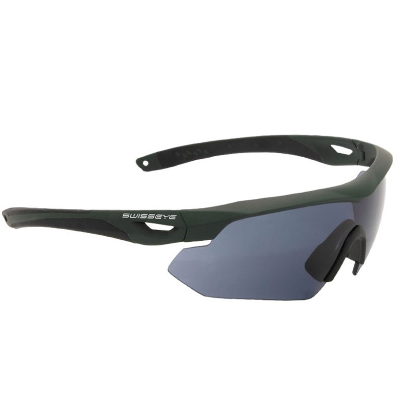 Очки со сменными линзами Swiss Eye Nighthawk олива