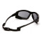 Очки защитные с уплотнителем Pyramex Highlander-PLUS (gray) Anti-Fog серые