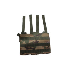 Подсумок под 3 магазина открытый Oxford/Cordura 600D на Molle Defender Мультикам