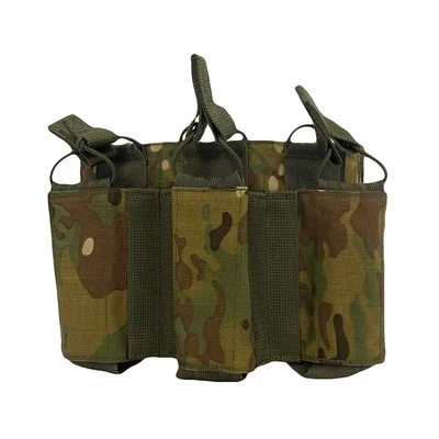 Подсумок открытый под 3 магазина АК ТТХ MS Cordura 500D мультикам