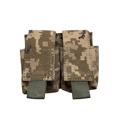 Подсумок под 2 спаренный гранаты (Oxford/Cordura 600D) на кнопках Defender ММ-14