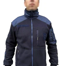 Кофта тактическая флисовая синяя МЧС ДСНС 300 (м/кв) Pancer