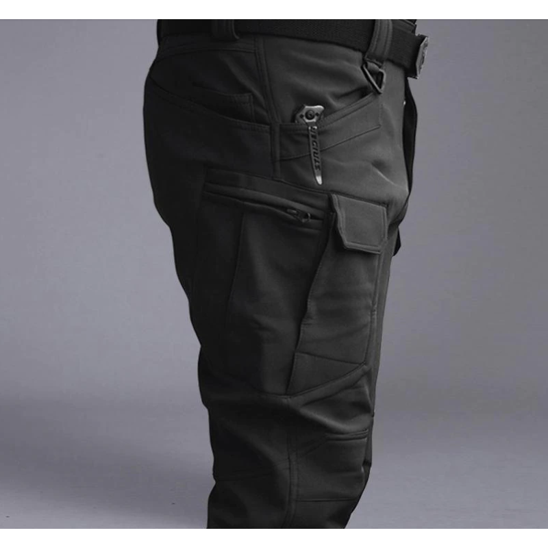 Штаны черные тактические Soft Shell