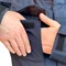 Куртка милитари м65 темно-синяя под пистолет с Velcro Soft Shell