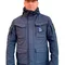 Куртка милитари м65 темно-синяя под пистолет с Velcro Soft Shell