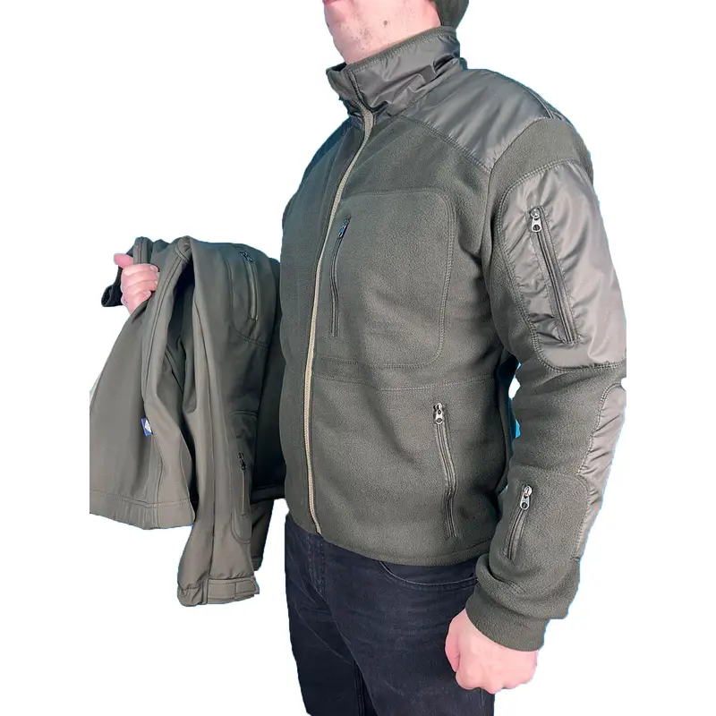 Куртка Soft Shell с флис кофтой Олива Pancer Protection 46 Куртка Soft Shell с флис кофтой Олива Pancer Protection 46
