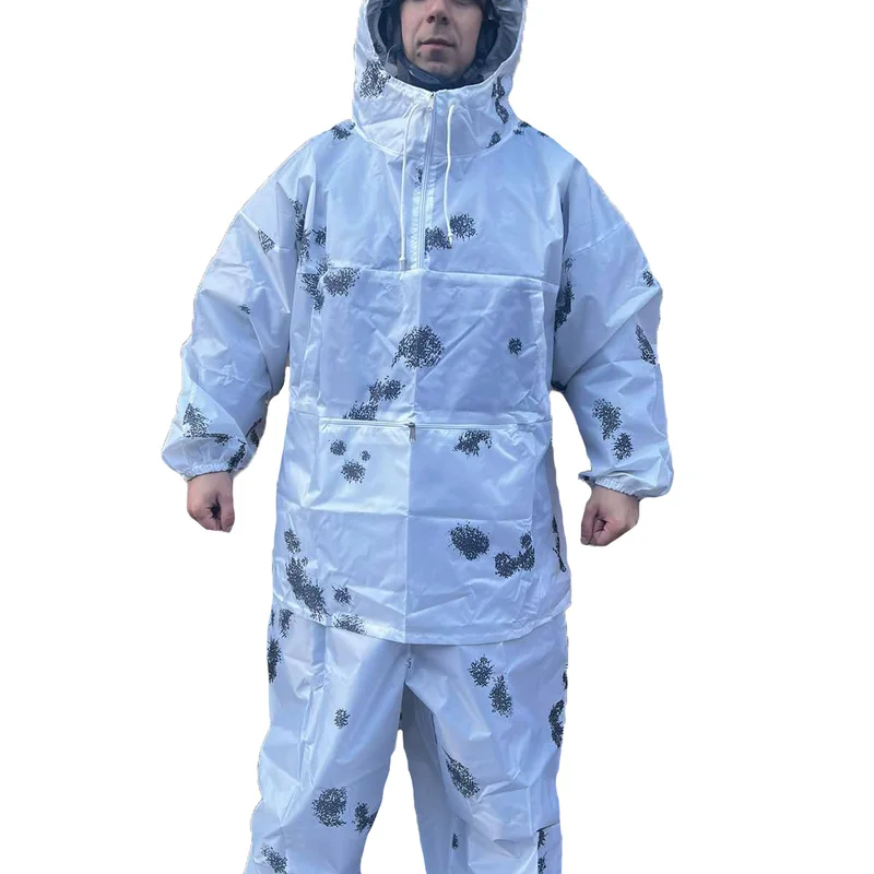 Маскировочный белый костюм клякса 4 в 1 тип 2 Pancer Protection One Size