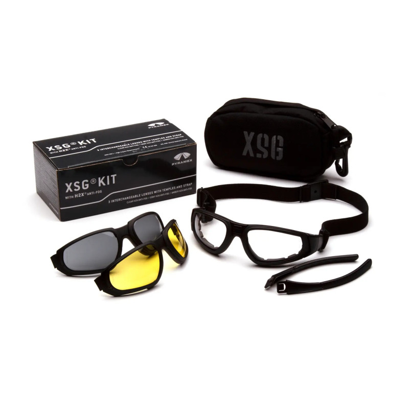 Очки защитные со сменными линзами Pyramex XSG Kit Anti-Fog сменные линзы