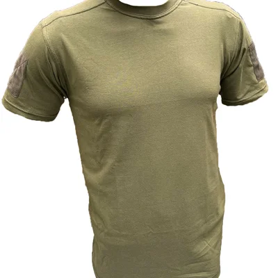 Футболка Х/Б олива плотность 220 грам с Velcro Pancer Protection 54