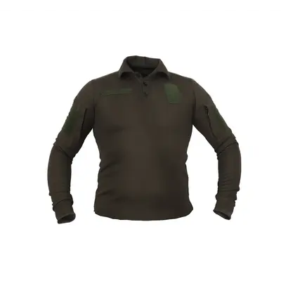 Футболка поло длинный рукав олива Pancer Protection 56