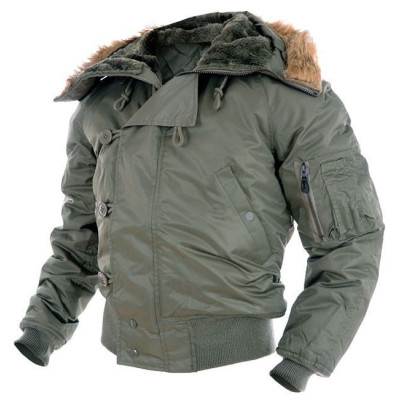 Куртка пилота зимняя N2B Аляска Mil-Tec Германия олива XXXL