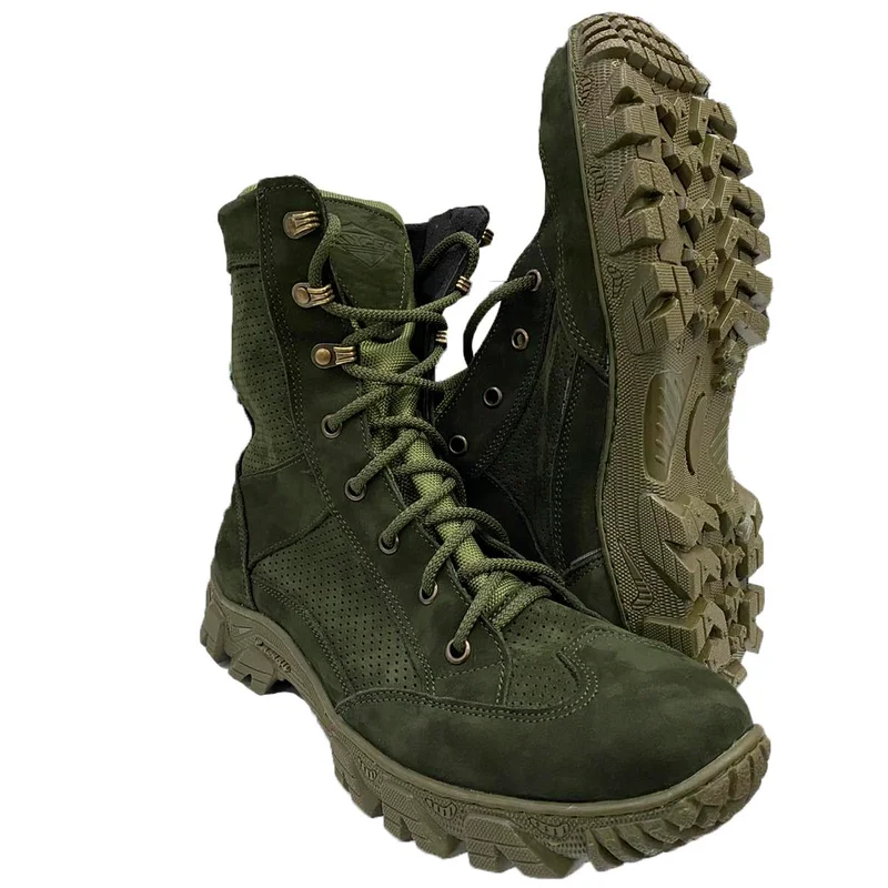 Берцы летние перфорированые Pancer Protection олива 42