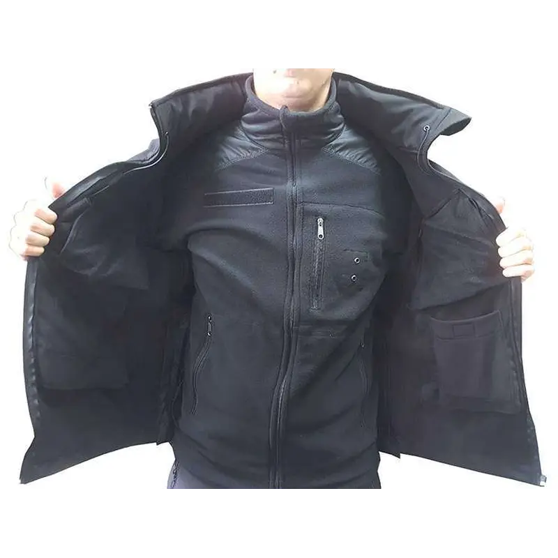 Костюм из softshell для полиции черный Костюм из softshell для полиции черный