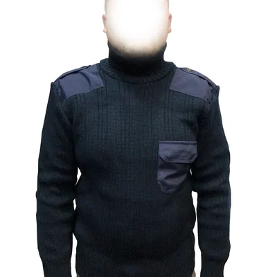Свитер синий с горлом МЧС