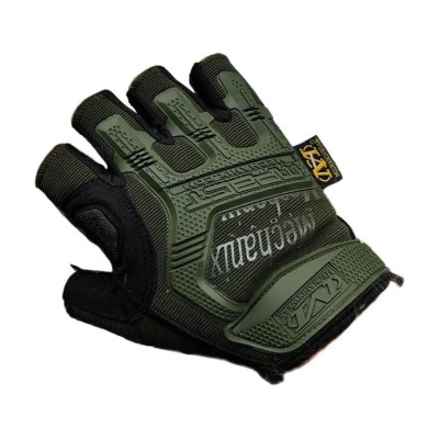 Перчатки тактические беспалые Mechanix M-Pact Олива
