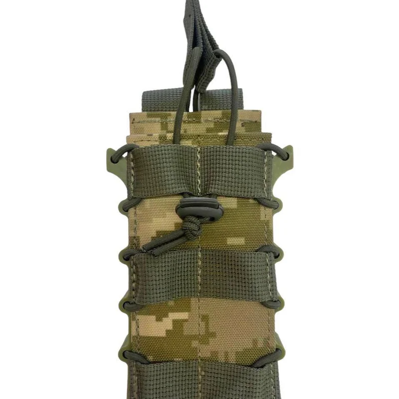 Подсумок под 2 магазина АК/AR-15 Oxford 600D на MOLLE пластиковые бока Defender ММ-14