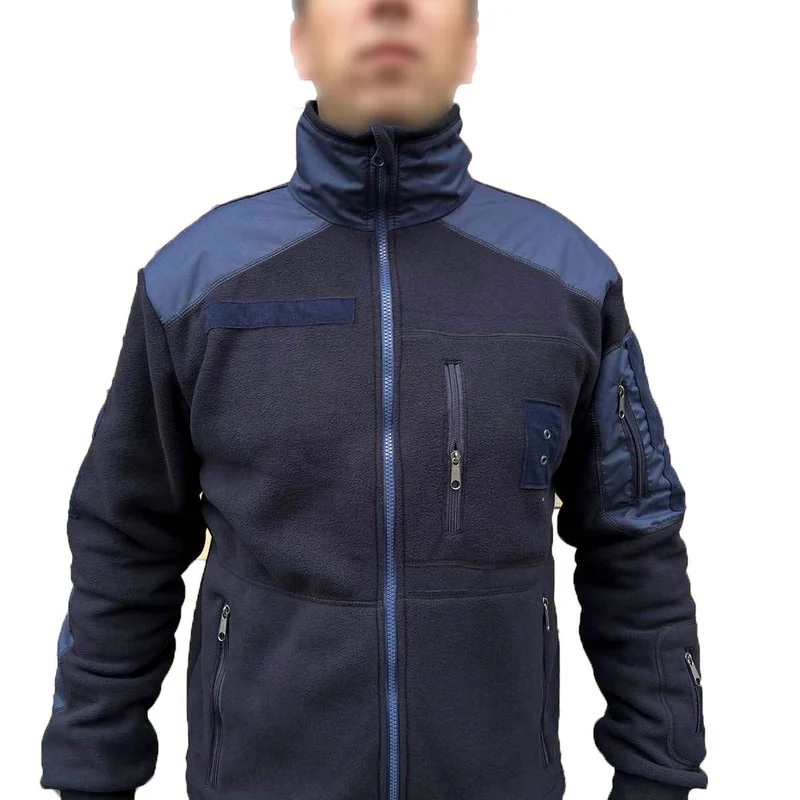 Кофта тактическая флисовая синяя МЧС ДСНС 300 (м/кв) Pancer