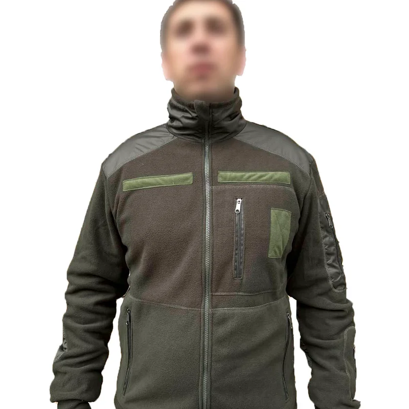 Кофта флис олива тактика 260гр/м