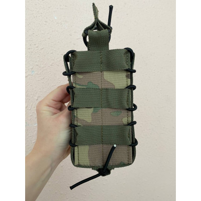 Одинарный штурмовой подсумок для магазинов АК на системе Molle (Мультикам) МК
