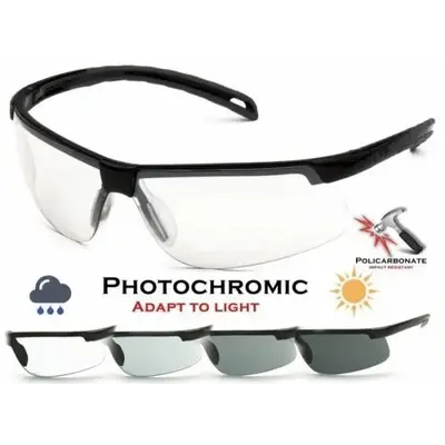 Очки защитные фотохромные Pyramex Ever-Lite Photochromic (clear) прозрачные фотохромные Очки защитные фотохромные Pyramex Ever-Lite Photochromic (clear) прозрачные фотохромные