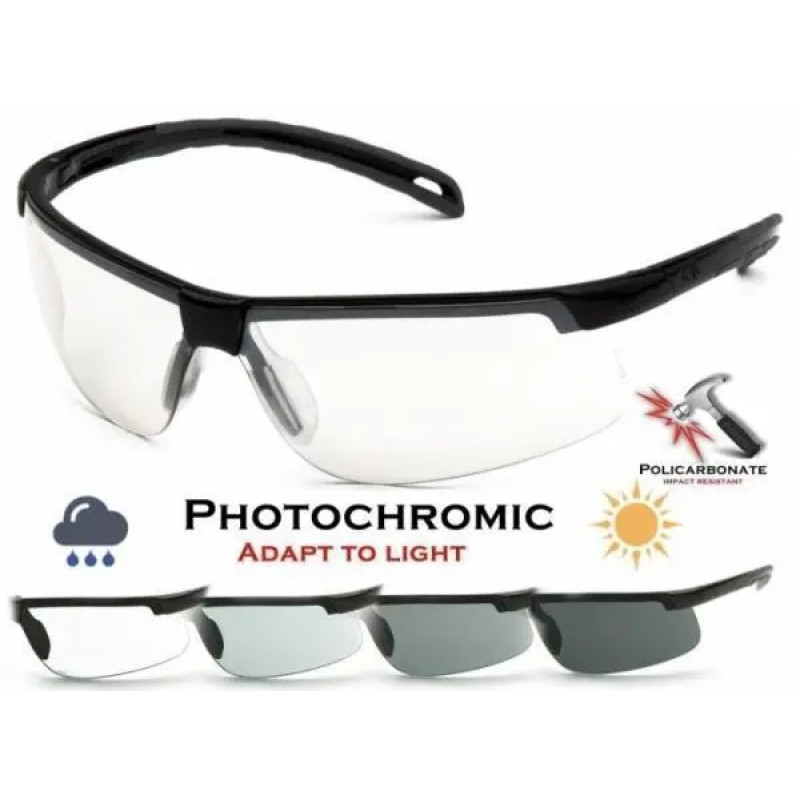 Очки защитные фотохромные Pyramex Ever-Lite Photochromic (clear) прозрачные фотохромные