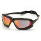 Очки защитные с уплотнителем Pyramex Highlander-PLUS (sky red mirror) Anti-Fog красные зеркальные