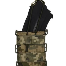 Подсумок полимерный каркасный для 1 магазина АК Cordura 1050 ТТХ Пиксель