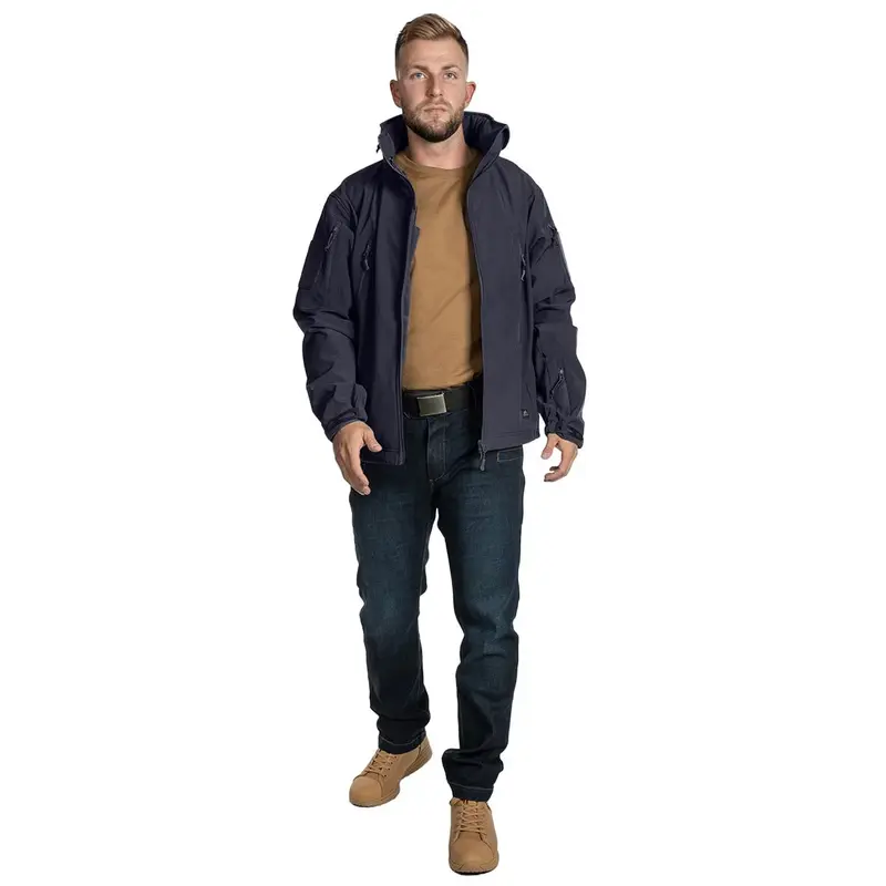 Куртка Helikon Gunfighter Softshell Shark Skin Windblocker - Navy Blue Куртка Helikon Gunfighter Softshell Shark Skin Windblocker - Navy Blue