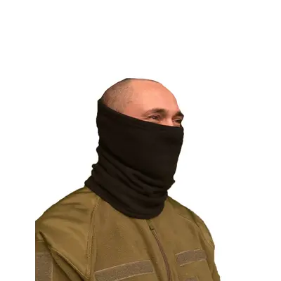 Бафф флис с затяжкой черный МК