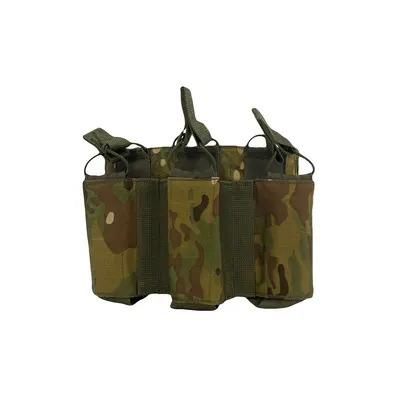 Подсумок открытый под 3 магазина АК ТТХ MS Cordura 500D мультикам Подсумок открытый под 3 магазина АК ТТХ MS Cordura 500D мультикам