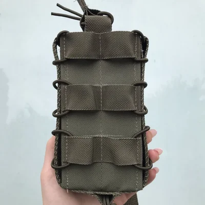 Одинарный штурмовой подсумок для магазинов АК на системе Molle (Олива) МК