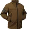 Куртка Soft Shell браун койот под кобуру Pancer Protection 48