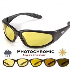 Очки защитные фотохромные Global Vision Hercules-1 Photochromic (yellow) желтые фотохромные