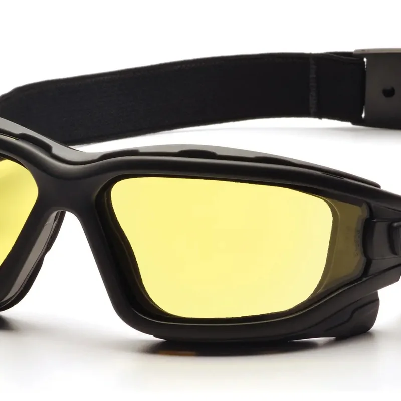 Очки защитные с уплотнителем Pyramex i-Force Slim (Anti-Fog) (amber) желтые