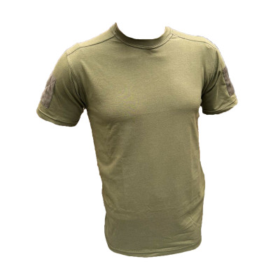 Футболка Х/Б олива плотность 220 грам с Velcro Pancer Protection 58