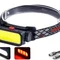 Налобный фонарик BL-008/8773 COB с белым и красным светом