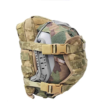 Рюкзак тактический суточный с клапаном для шлема WS-R Warrior Spirit Пиксель