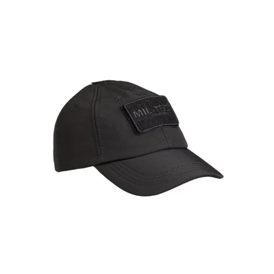 Бейсболка Soft Shell черная МИЛ ТЕК Германия