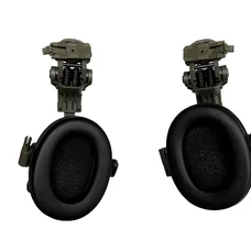 Активные наушники CrossEye Tactical 6s с креплением Чебурашка на каску