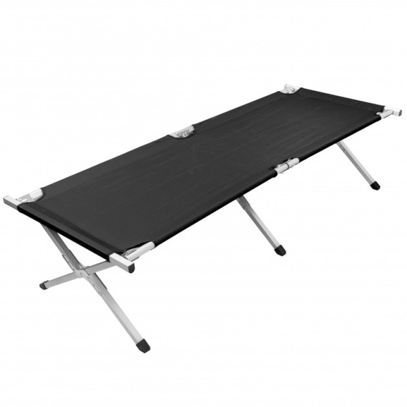 Полевая кровать US TYPE ALU M.TA.190X65 CM черная