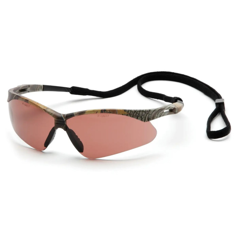 Очки защитные ProGuard Pmxtreme Camo (bronze) Anti-Fog, коричневые в камуфляжной оправе