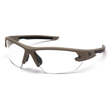 Очки защитные Venture Gear Tactical Semtex 2.0 Tan (clear) Anti-Fog прозрачные в песочной оправе
