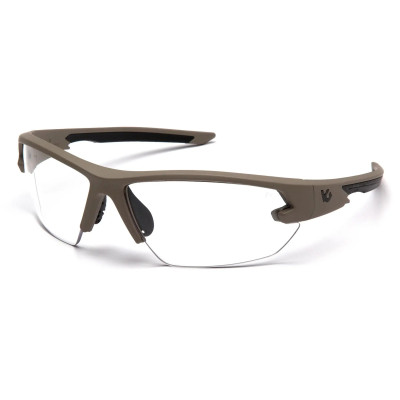 Очки защитные Venture Gear Tactical Semtex 2.0 Tan (clear) Anti-Fog прозрачные в песочной оправе