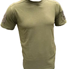 Футболка Х/Б олива плотность 220 грам с Velcro Pancer Protection 60